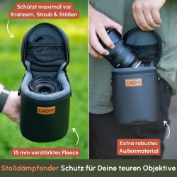 C-ROPE Premium Objektivtasche Variation: M 15x10cm SW retail