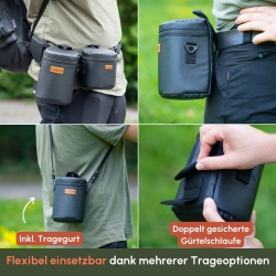 C-ROPE Premium Objektivtasche Variation: XXL 33x13.5cm SW retail