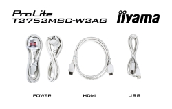 IIYAMA 68.6cm (27) T2752MSC-W1AG 16:9 Touch HDMI+DP+2xUSB