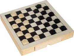 Spiele-Set Schach, Dame & Mühle