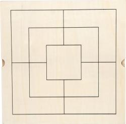 Spiele-Set Schach, Dame & Mühle