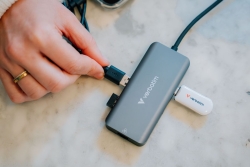 USB-C Verbatim Essentials Multiport HUB 6-Port with RJ45