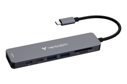 USB-C Verbatim Essentials Multiport HUB 7-Port
