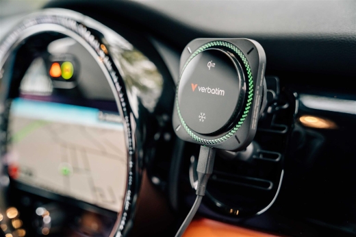 Verbatim Charge n Drive Qi2 Magnetic Wireless Charger RGB
