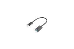 LANBERG USB-C(M)3.1->USB-A(F) Kabel OTG 0,15m schwarz