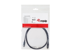 Equip Kabel USB-C4.0->C Slim PD240W St/St 1.20m schwarz