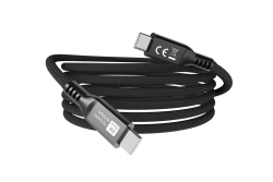 Equip Kabel USB-C4.0->C 80Gbps PD240W St/St 2.00m schwarz