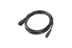 LANBERG Netzkabel-Verlängerung IEC 320 C13->C14 5,0m VDE sw
