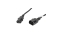 LANBERG Netzkabel-Verlängerung IEC 320 C13->C14 5,0m VDE sw