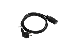 LANBERG Netzkabel-Verlängerung CEE 7/7->IEC 320 C19 1,8m VDE