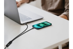 Equip Kabel USB-C4.0->C Y-Kabel PD140W St/St 1.50m schwarz
