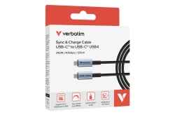 Verbatim Sync & Charge USB-C to USB-C 240W 120cm