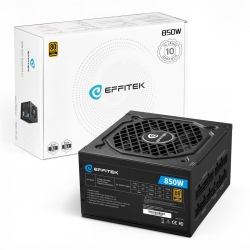 EFFITEK Netzteil 850W Gold ATX 3.1, PCI 5.1 Modularer Kabel
