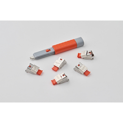 SmartKeeper Basic LAN Cable Lock 2 orange 5 Stk.+Key