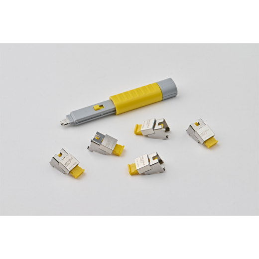 SmartKeeper Basic LAN Cable Lock 2 gelb 5 Stk.+Key