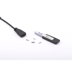 SmartKeeper Mini Mini-HDMI Port Blocker grau 4 Stk.+Key