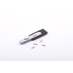 SmartKeeper Mini Mini-HDMI Port Blocker grau 4 Stk.+Key