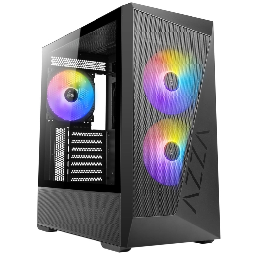 AZZA Gaming PC Gehäuse Reaver 225K01 Midi ATX Mesh USB-C