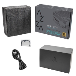 AZZA Netzteil 750W ATX 3.1 80 Plus Gold 120mm Schwarz