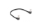 DELOCK RJ45 Netzkab Cat.6A S/FTP Slim 90° gewink. 0,25m schw