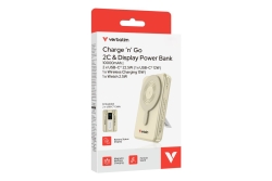 Verbatim Charge´n´Go Power Bank 2C & Display 10000mAh gold