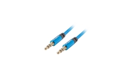 LANBERG Audiokabel Minijack 3.5mm M/M 3 PIN 2,0m PREMIUM bl
