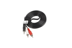 LANBERG Minijack 3.5mm(M) 3 PIN->2x RCA(CINCH)(M)...
