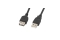 LANBERG USB-A Verlängerungskabel M/F 2.0 0,7m schwarz