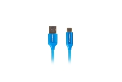 LANBERG USB-C(M)->USB-A(M)2.0 Kabel 1,0m PREMIUM...