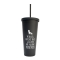 Wednesday - Becher mit Strohhalm (600ml)