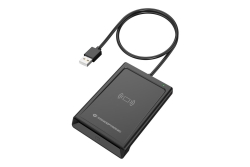 CONCEPTRONIC Dual-Interf. Smart-ID Kartenleser USB-A schwarz