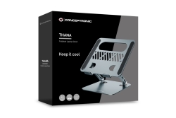 CONCEPTRONIC Laptop Halterung Faltbar/höhenverst./17 grau