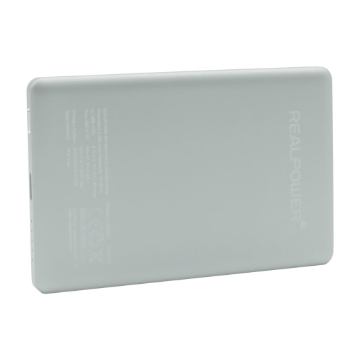 REALPOWER PB-5000 MAG ultra slim,5000mAh,MAGSAFE,silber