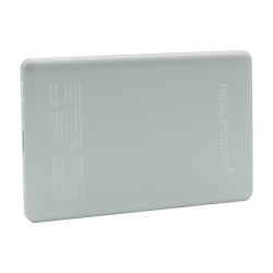 REALPOWER PB-5000 MAG ultra slim,5000mAh,MAGSAFE,silber