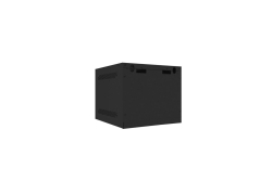 LANBERG 10 6U 280x310 Wandgehäuse Metalltür (FlatPack) sw