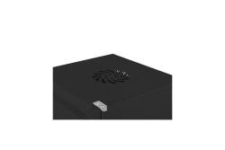 LANBERG 10 12U 280x310 Wandgehäuse Metalltür (FlatPack) sw