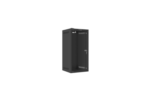 LANBERG 10 12U 280x310 Wandgehäuse Glastür (FlatPack) sw