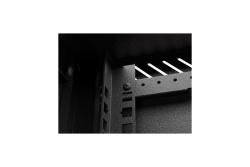 LANBERG 10 4U 300x300 Wandgehäuse Glastür (FlatPack) sw