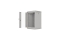 LANBERG 10 9U 300x300 Wandgehäuse Glastür (FlatPack) gr