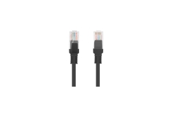 LANBERG Patchkabel CAT.5E UTP 30m Fluke Zertifikat schwarz