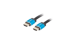 LANBERG HDMI M/M V2.0 Kabel 1,0m 4K 60Hz CU PREMIUM schwarz