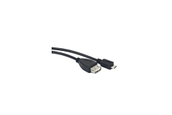 LANBERG USB Micro(M)->USB-A(F) 2.0 Kabel 0,15m OTG sw OEM
