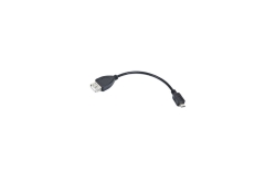LANBERG USB Micro(M)->USB-A(F) 2.0 Kabel 0,15m OTG sw OEM