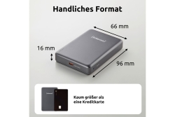 Intenso Magnetic Wireless Power Bank 10000 mAh Grey USB-C