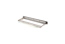 LANBERG 19 Patchpanel Blank 1U 24-Port FTP für Keystone sw