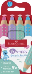 FABER-CASTELL Buntstift Grippy Pastell 4er Set
