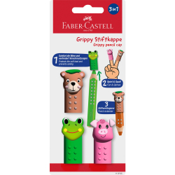 FABER-CASTELL Stiftkappe Grippy Set Hello 3er Set
