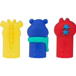 FABER-CASTELL Stiftkappe Grippy Set Friends 3er Set