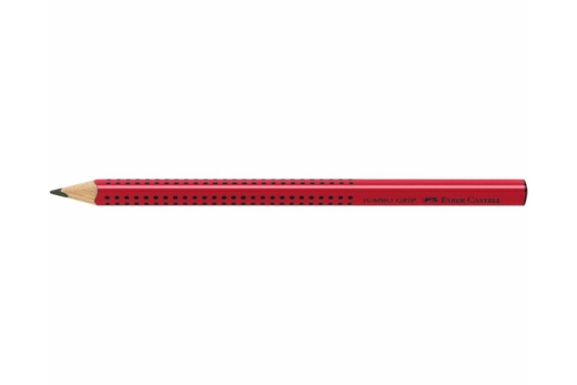 FABER-CASTELL Bleistift Jumbo Grip B rot