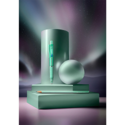 FABER-CASTELL Kugelschreiber Poly Ball View Jelly Mint